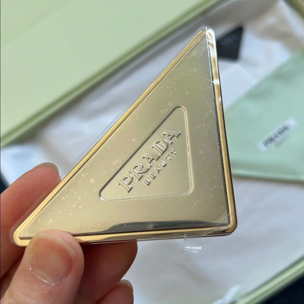 Prada Beauty Triangle compact mirror